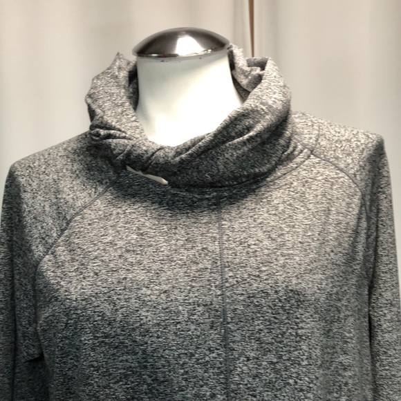 Zella Twist Cowl Neck Tunic Sweatshirt Large - Picture 2 of 11